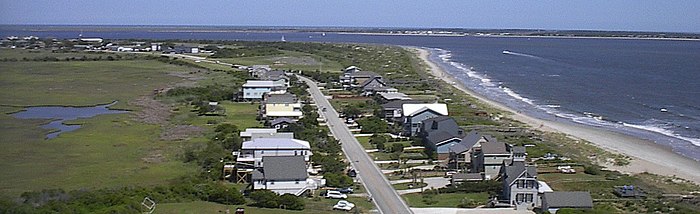 Looking East from the lighthouse towards Bald Head Island.jpg