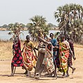 Lucha entre clanes de la tribu Mundari, Terekeka, Sudán del Sur, 2024-01-29, DD 126