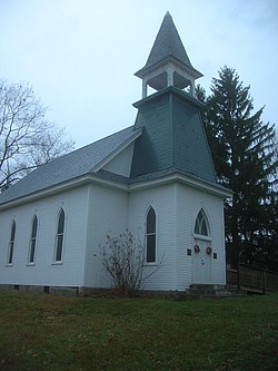 Lynch Kapel, sepanjang tepi sungai monongahela County, WV.JPG