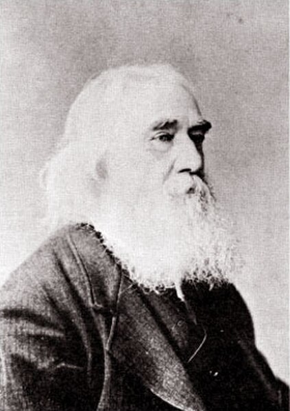 Individualist anarchist Lysander Spooner, whose No Treason: The Constitution of No Authority greatly influenced libertarianism in the United States