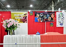 Flowers for Kidder at the Motor City Comic Con in May 2018, where she had been scheduled to appear before her death