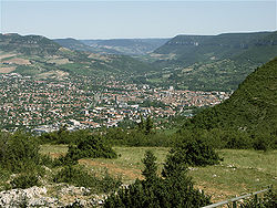 Vue de Millau.