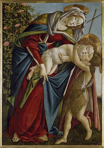 Madonna col Bambino e san Giovannino (Botticelli Firenze)