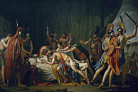 La muerte de Viriato (1806-1807), de José de Madrazo, Muséu d'Arte Moderno de Madrid.