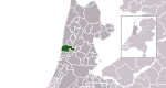 Carte de localisation de Castricum