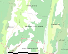 La Chapelle-Saint-Maurice - Localizazion