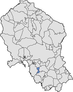 Map of Montalbán de Córdoba in the province.svg