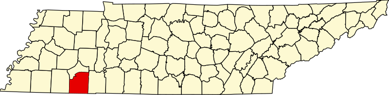 Datei:Map of Tennessee highlighting McNairy County.svg