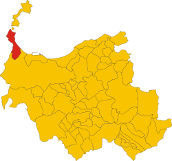 Stintino binnen de provincie Sassari