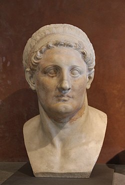 Marble Bust of Ptolemy I Soter, Founder of Ptolemaic Dynasty of Egypt, c. 3rd C. BC (28018907870).jpg