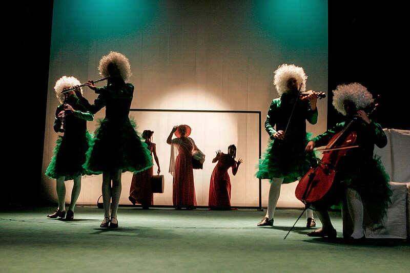 File:Marie Jirásková, costumes for Pride and Prejudice, Slovac Theater 2007.jpg