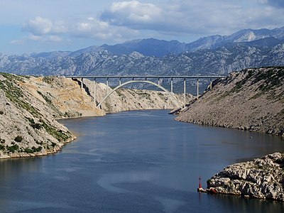 New Maslenica Bridge, Croatia