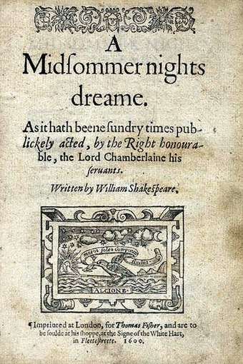 File:Midsommer nights dreame 1600 Quarto title page.jpg (Source: Wikimedia)