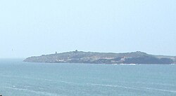 Mogador island from Essaouira harbour