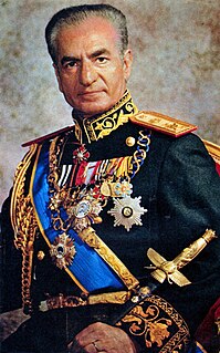 Mohammad Reza Pahlavi the last shah of Iran