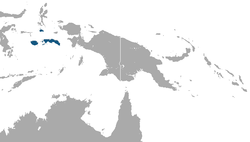 Distribución de Pterous chrysoproctus