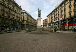 Monument to Parini. Monument to Giuseppe Parini - Milan 2014.JPG