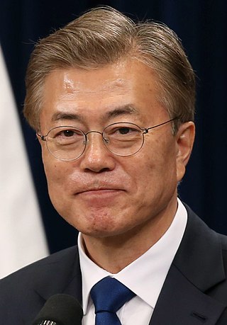 <span class="mw-page-title-main">Moon Jae-in</span> President of South Korea from 2017 to 2022