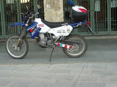 Motocicleta de los Vigilantes Municipales de La Cistérniga.jpg