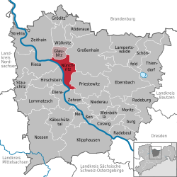 Nünchritz na mapě