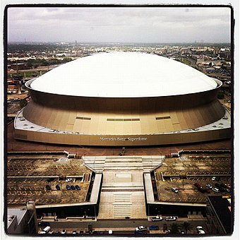 The game was held at the Louisiana Superdome.