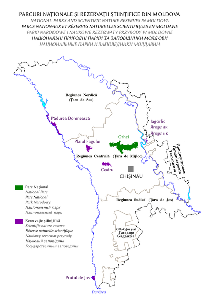 File:National parks and scientific reserves in Moldova.png