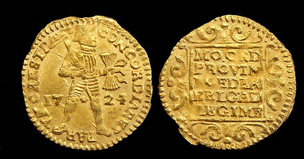 Netherlands, 1724 Gold ducat, Utrecht