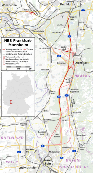 300px neubaustrecke frankfurt mannheim karte