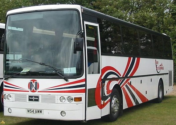 New Enterprise Coaches Scania K113CRB coach in September 2004