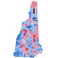 1964 United States presidential election in New Hampshire by Municipality