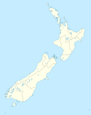 ハミルトンの位置（ニュージーランド内）