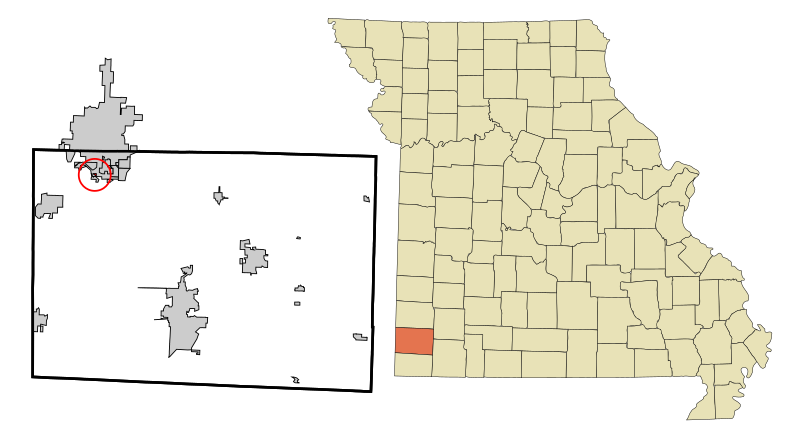 File:Newton County Missouri Incorporated and Unincorporated areas Cliff Village Highlighted.svg