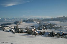 Niedermuhlern, Blickrichtung Süden