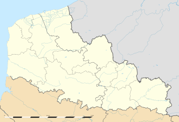 Nord-Pas-de-Calais-regionen plats map.svg