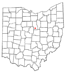 Location of Bellville, Ohio