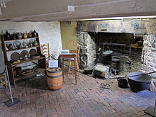 Old Stone House's first floor kitchen Old Stone House (Washington, D.C.) First Floor Rear Kitchen.jpg