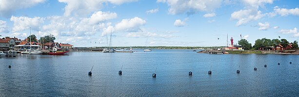 Öregrund Hamn, a marina in an old Swedish fishing town