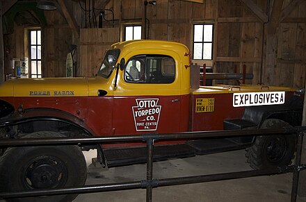 A 1947 Dodge Power Wagon used to transport torpedoes Otto Torpedo Power Wagon.jpg