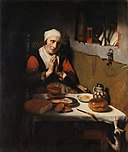 Oude vrouw in gebed, bekend als ‘Het gebed zonder end’ Rijksmuseum SK-C-535.jpeg