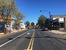 York Road northbound in Downtown Hatboro