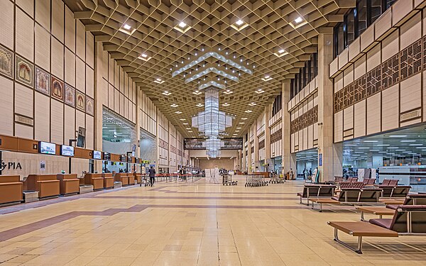 Interior of the terminal