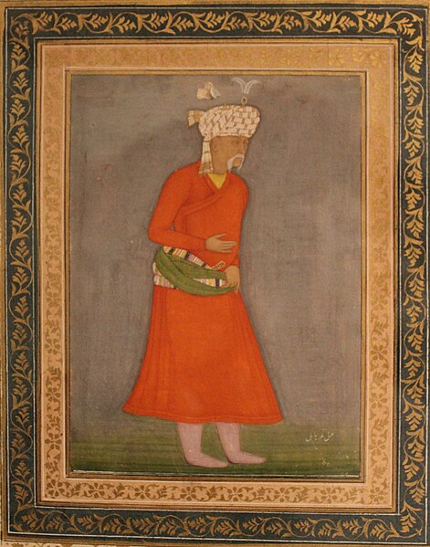 File:Painting of Akbar Mughal Period, National Museum, New Delhi.jpg