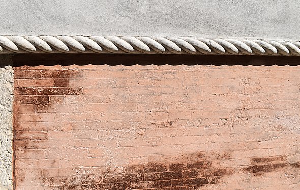 Palace facade detail, Ferrara (Italy)