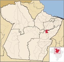 Localização de Breu Branco no Pará