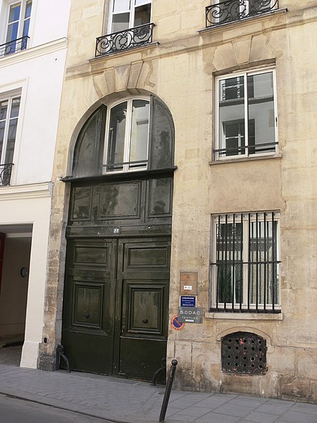 File:Paris - 22 rue du Sentier - porte.jpg