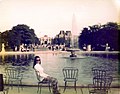 Paris Oct 1973 - Tuilleries Fountain Chair.jpg