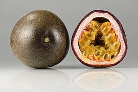 Passion fruits - whole and halved.jpg