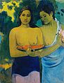 保羅·高更《兩個大溪地女人》，1899年，現藏於大都會藝術博物館