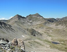 Pic de l'Infern, un point culminant de la commune.