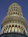 Krzywa Wieża w Pizie, szczyt wieży/Leaning Tower in Pisa, top of tower